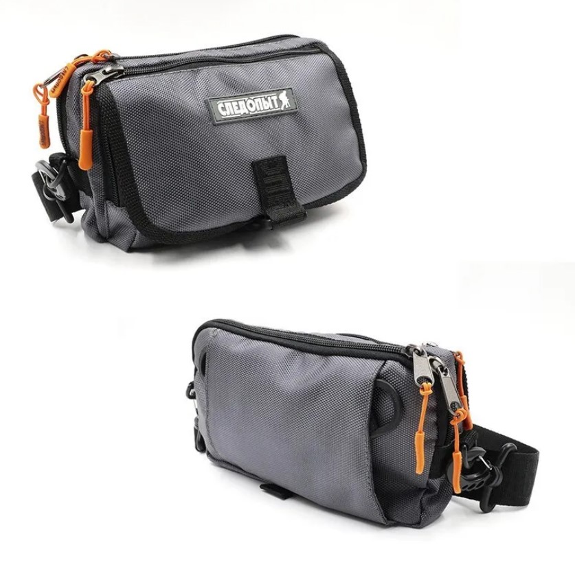 фото Pf-bbk-08 сумка рыболовная следопыт street fishing multilock s-pouch, 13,5х22х8 см, серый сибирский следопыт