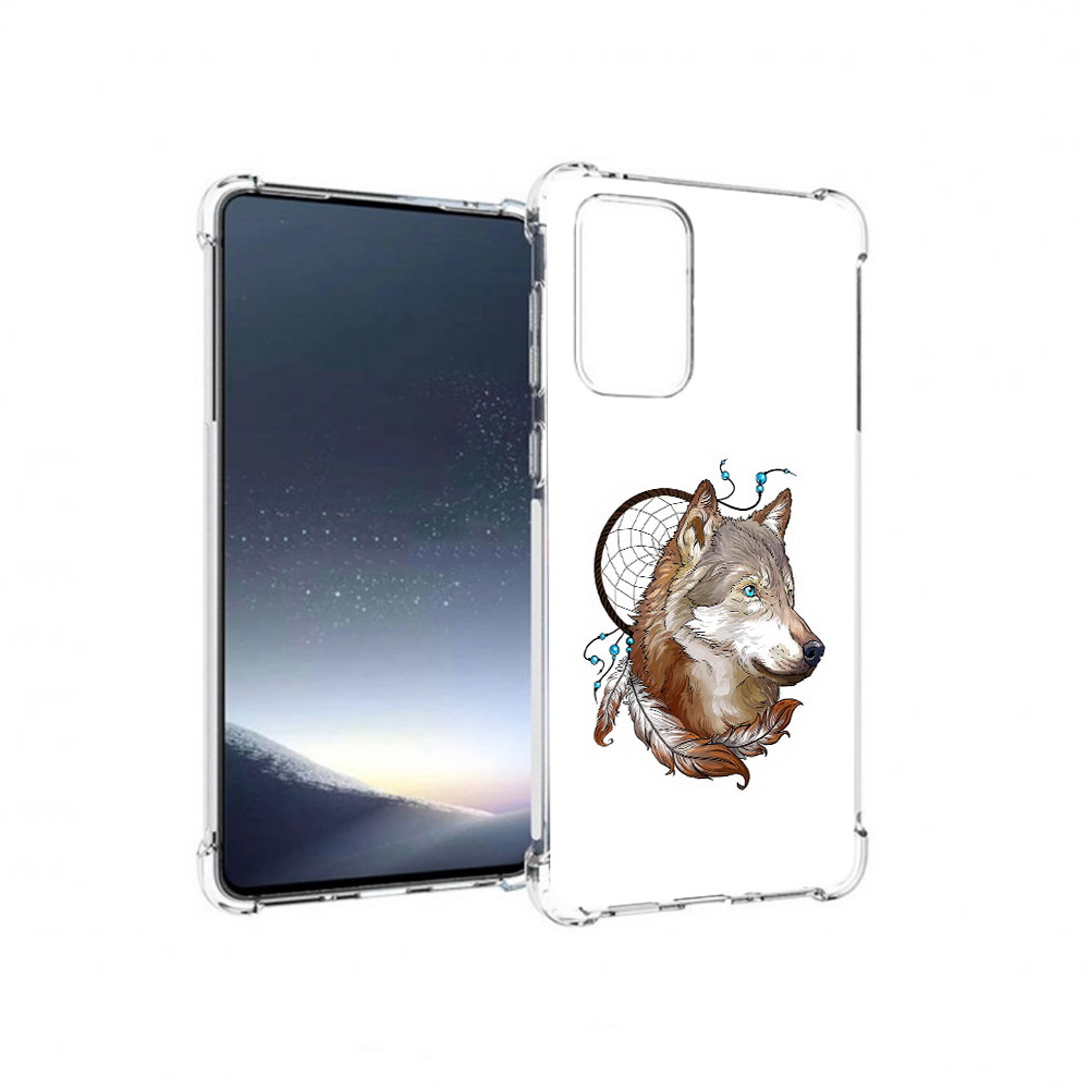 

Чехол MyPads Tocco для Samsung Galaxy A73 волк и ловец снов (PT226913.548.269), Прозрачный, Tocco
