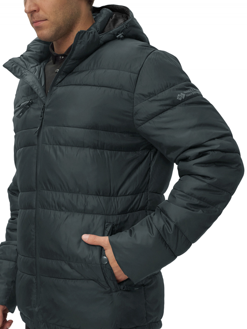 

Куртка мужская NoBrand AD62175 серая 56 RU, Серый, AD62175