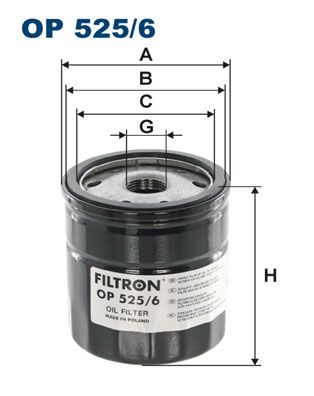 

Filtron Фильтр Масляный Filtron Op5256 Vag 2.0 Bitdi 09-