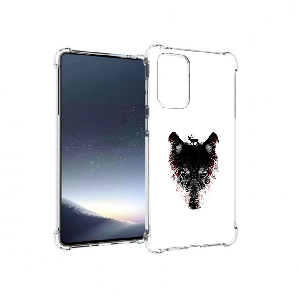 

Чехол MyPads Tocco для Samsung Galaxy A73 волк в траве (PT226913.548.267), Прозрачный, Tocco