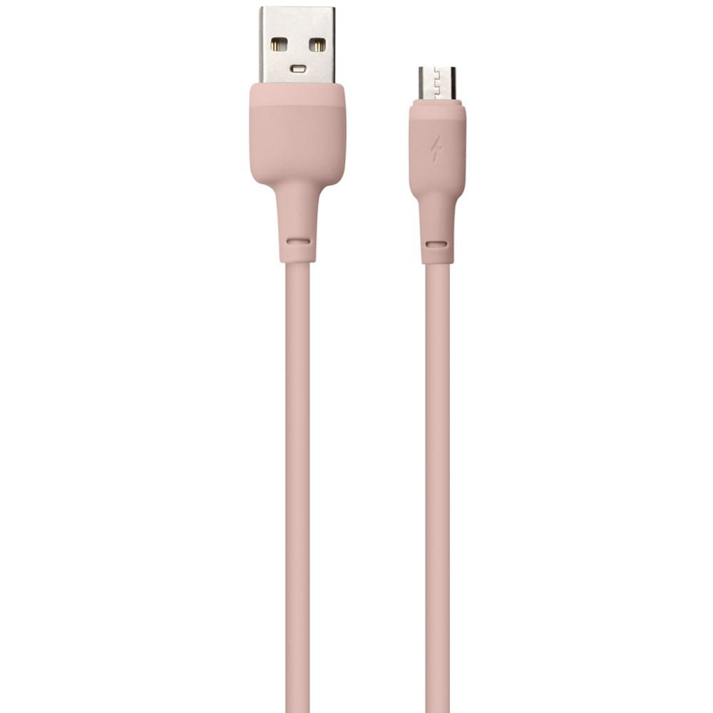 Кабель Red Line Touch USB to microUSB 1m 3A Pink