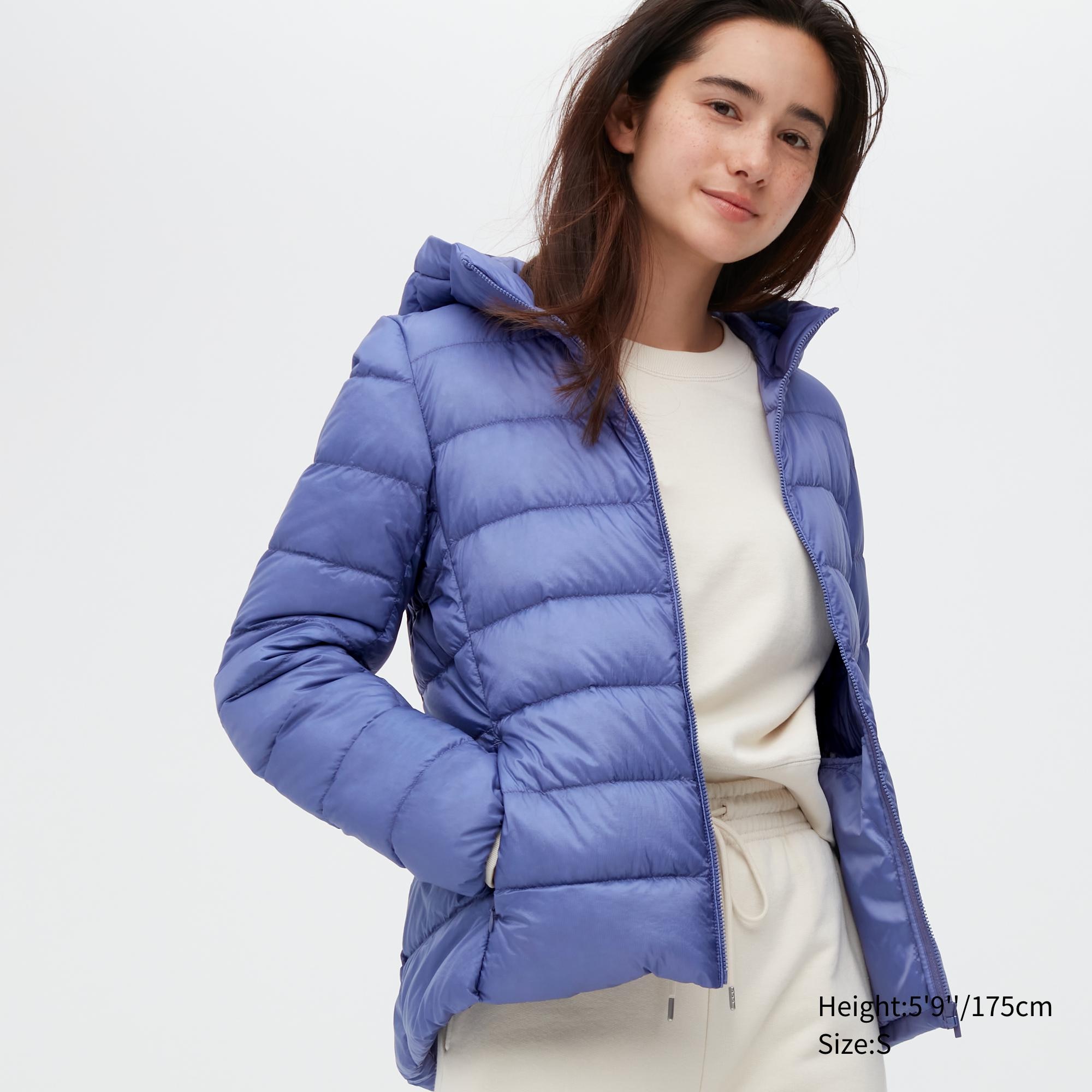 Пуховик женский UNIQLO 450311COL63 синий M (доставка из-за рубежа)