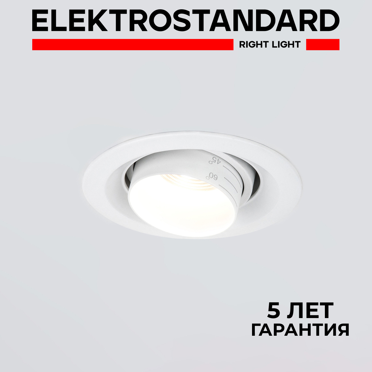 Встраиваемый светодиодный светильник Elektrostandard Zoom 9919 LED 10W 3000K белый