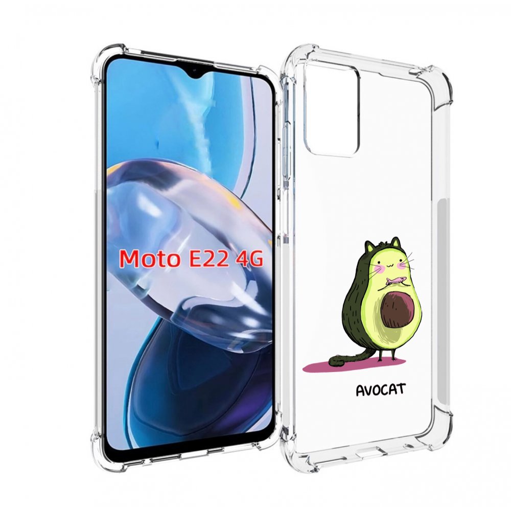 

Чехол MyPads Avocat для Motorola Moto E22 4G / E22i 4G, Прозрачный, Tocco