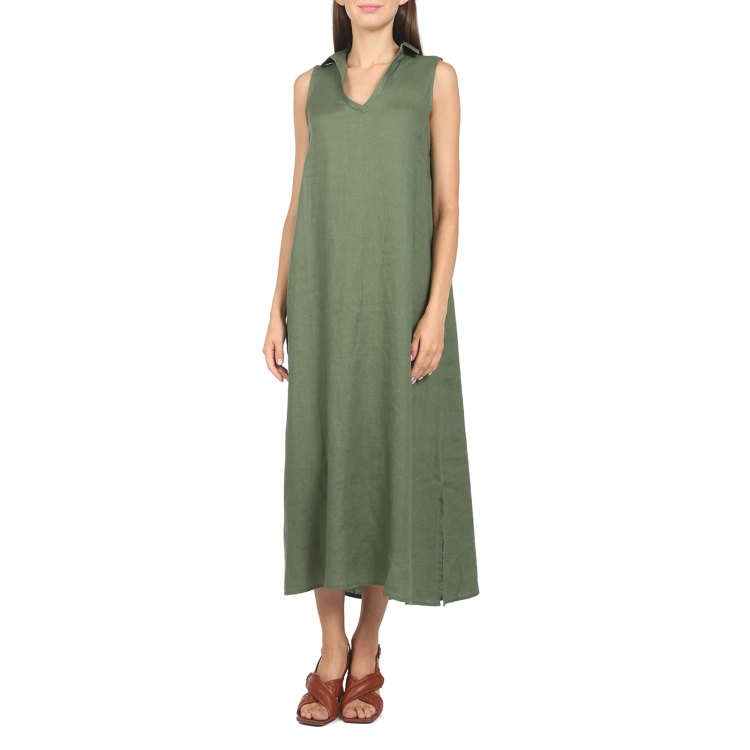 

Платье женское Maison David DRESS-2 зеленое 2XS, Зеленый, DRESS-2