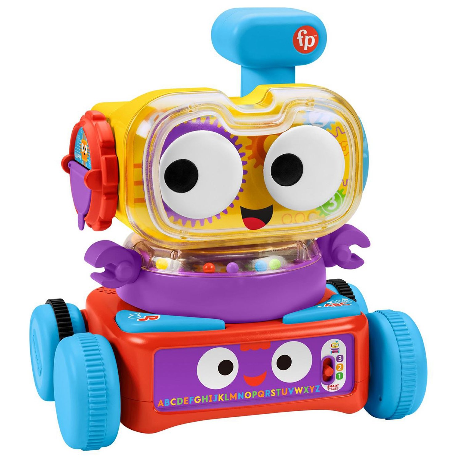 Развивающая обучающая игрушка Fisher-Price Робот-Бот 4в1 HCK37 музыкальная игрушка happy snail робот hoopy