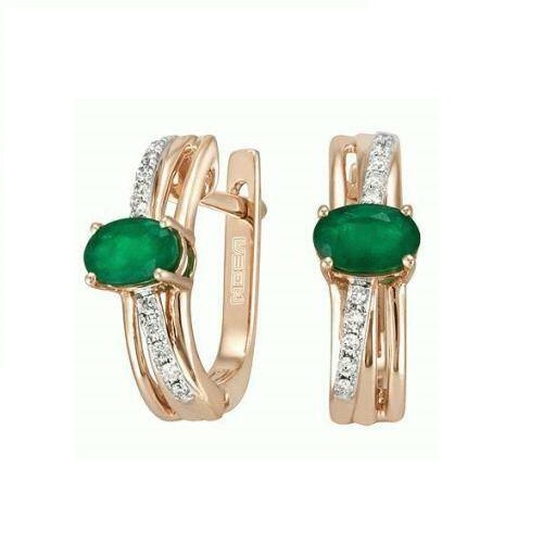 

Серьги из красного золота Ивел E1402-PSE44512RGR, бриллиант\ гранат, E1402-PSE44512RGR