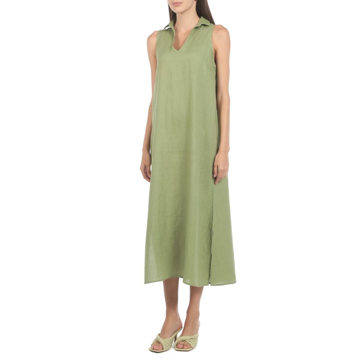 

Платье женское Maison David DRESS-2 зеленое 2XS, Зеленый, DRESS-2