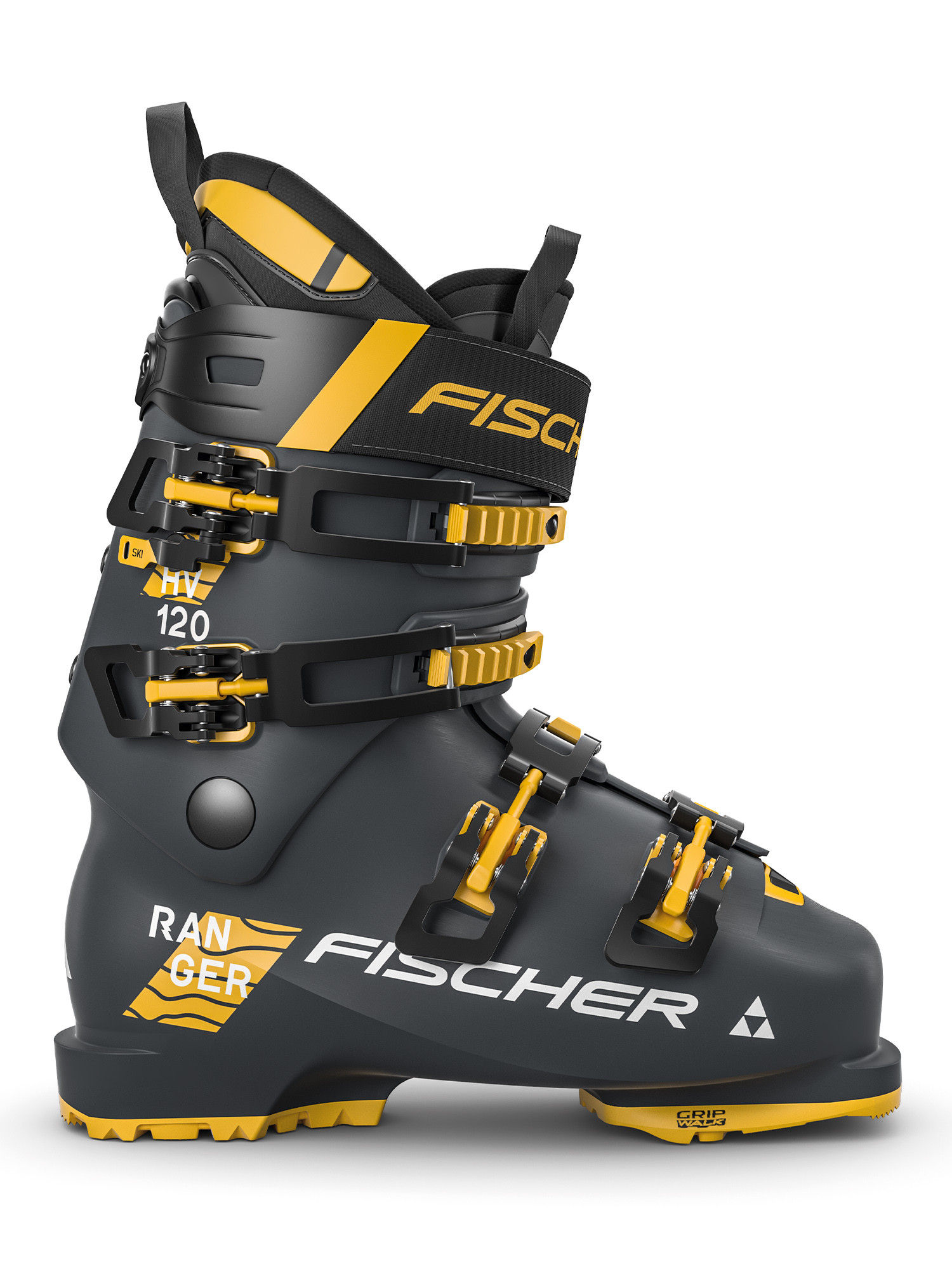 

Горнолыжные ботинки FISCHER Ranger HV 120 VAC GW Granite/Granite (см:27,5), Серый, Ranger hv 120 vac gw