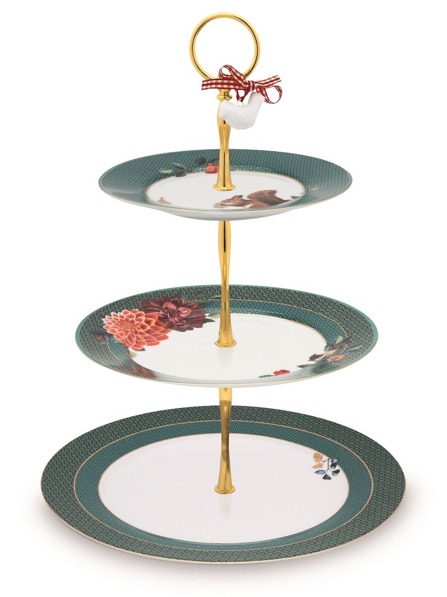 

3-х уровневое блюдо для сладостей Pip Studio Winter Wonderland, д. 26,5 см WW.51.018.104, Pip Studio Cake Stand 3/Layers