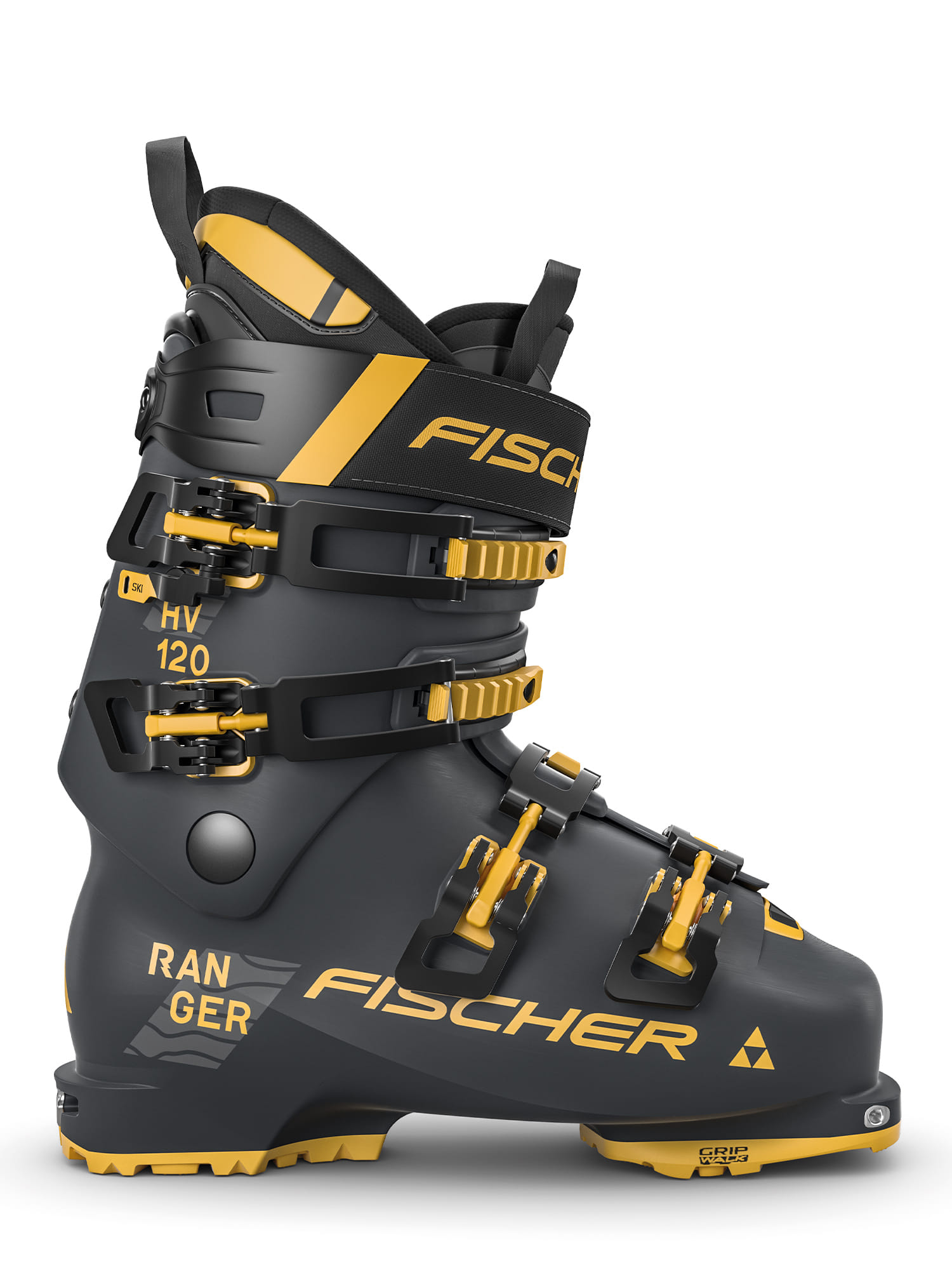 

Горнолыжные ботинки FISCHER Ranger HV 120 DYN VAC GW Granite/Granite (см:25,5), Серый, Ranger hv 120 dyn vac gw