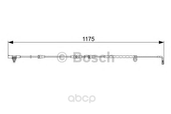 

Датчик износа тормозных колодок BOSCH 1987473032
