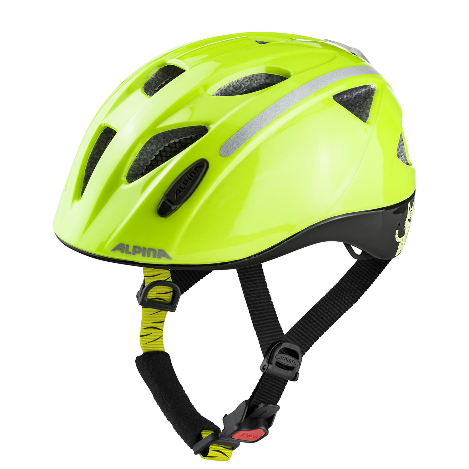 

Велошлем ALPINA Ximo Flash Be Visible Gloss (см:49-54), Желтый, Ximo flash