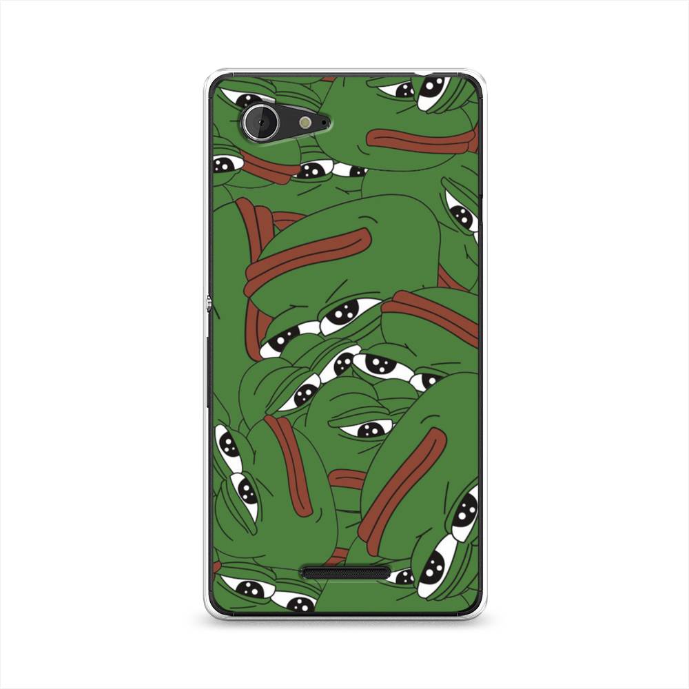

Чехол Awog "Печальный frog" для Sony Xperia E3, 52750-9