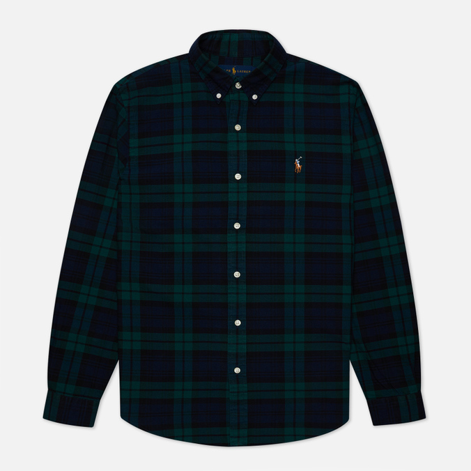 

Рубашка мужская Polo Ralph Lauren 710-853154 зеленая M, 710-853154