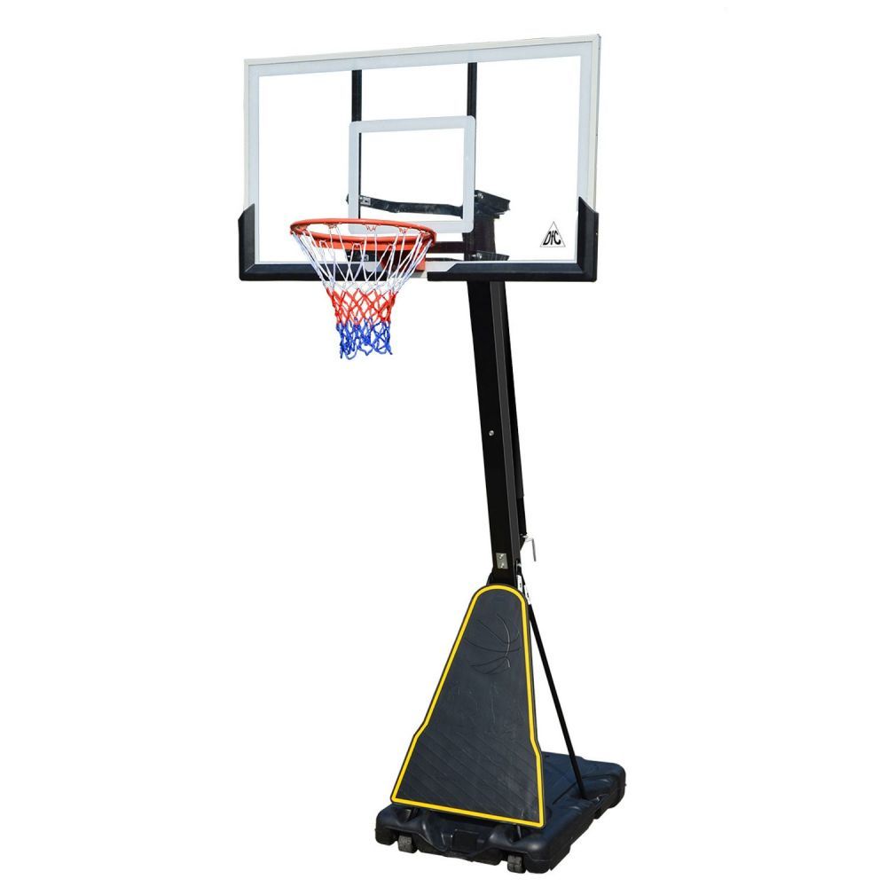 фото Баскетбольная мобильная стойка dfc stand50p 127x80cm поликарбонат винт. рег-ка
