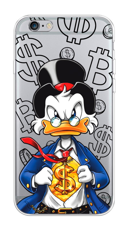 

Чехол на Apple iPhone 6/6S "Scrooge Goldman", Черный;белый;синий, 10450-1