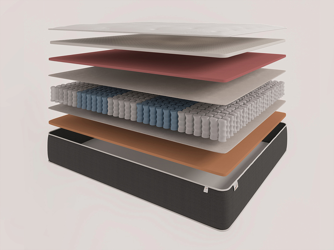 

Матрас Evita Beauty Firm 200x200, Белый;серый, Beauty Firm