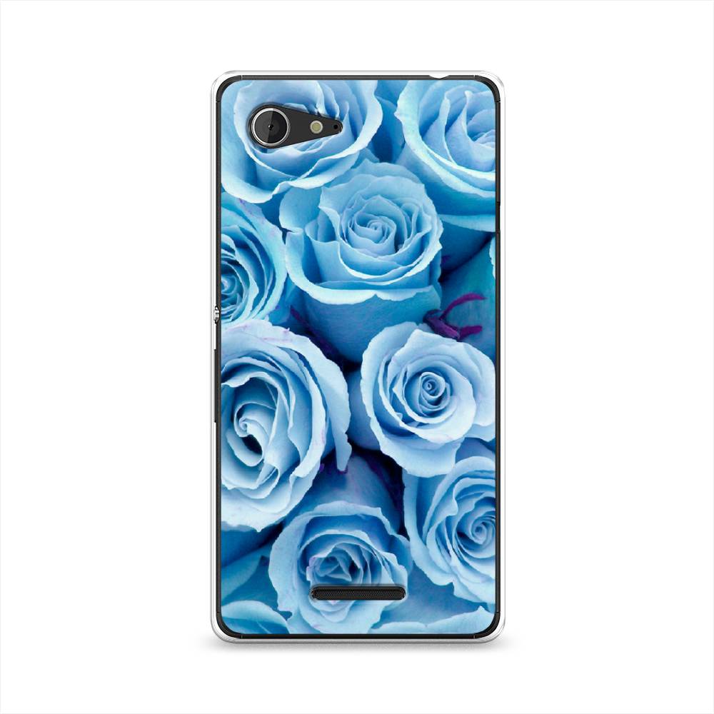

Чехол Awog "Лазурные розы" для Sony Xperia E3, 52750-8
