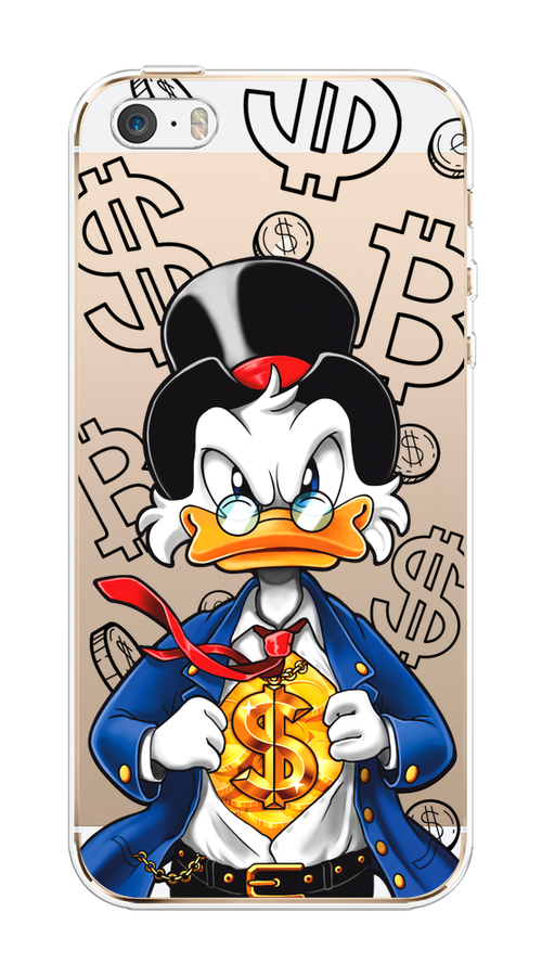 

Чехол на Apple iPhone 5/5S/SE "Scrooge Goldman", Черный;белый;синий, 10350-1