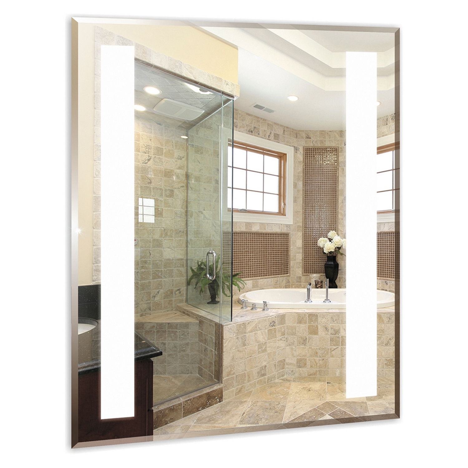 

Зеркало д/ванной Mixline Танго 60x80 с подсветкой, Серебристый, Танго