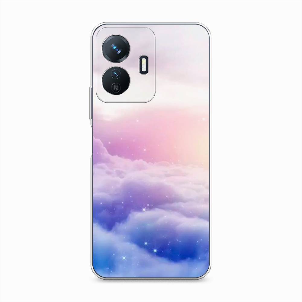 

Чехол на Vivo Y77e "Небеса", Голубой;белый;розовый, 267350-2