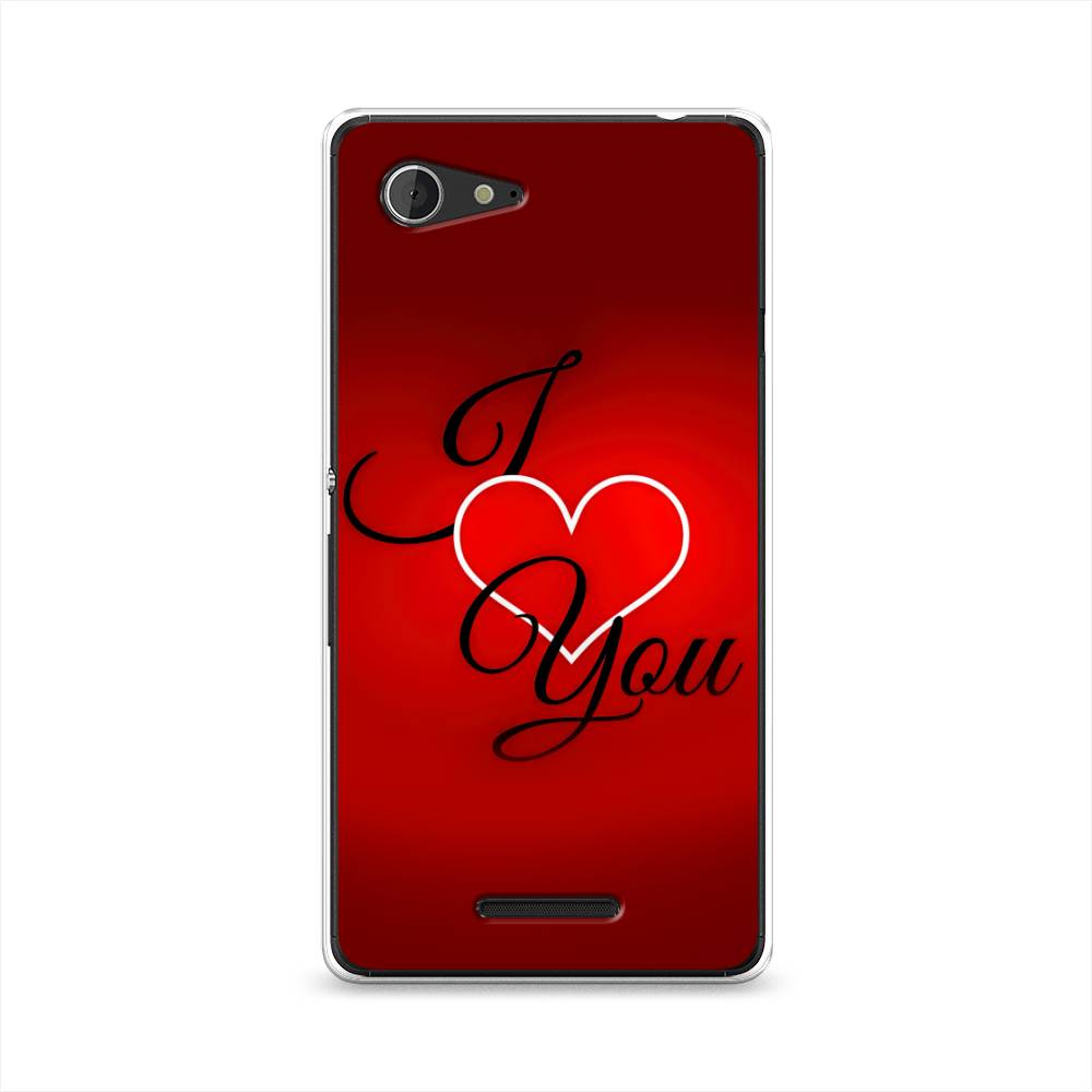 

Чехол Awog "I love you 3" для Sony Xperia E3, 52750-6