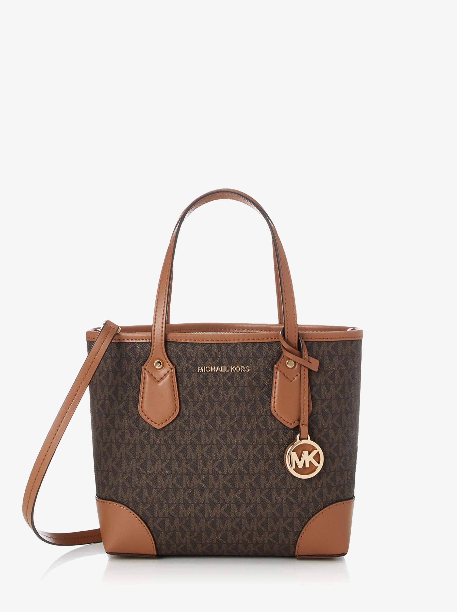 

Сумка женская Michael Kors Eva_B00386 коричневая, Белый, Eva_B00386