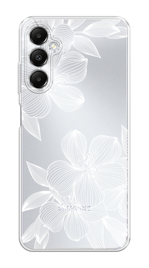 

Чехол на Samsung Galaxy A05s "Крокус", Белый;прозрачный, 2108850-1
