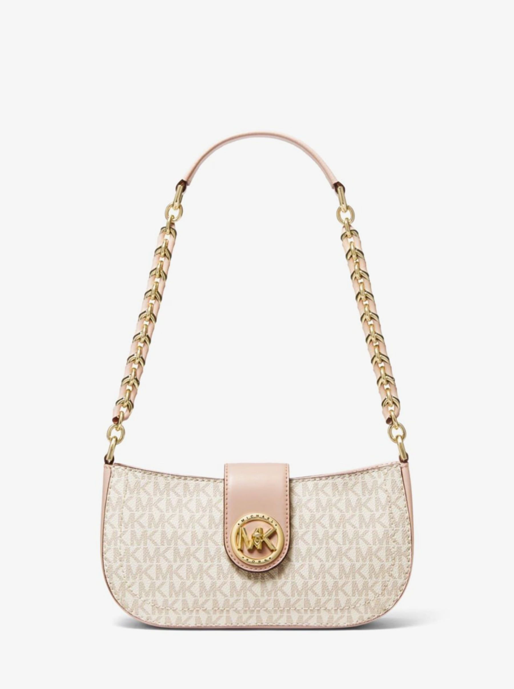 

Сумка женская Michael Kors Carmen_B00349 бежевая;розовая, Белый, Carmen_B00349