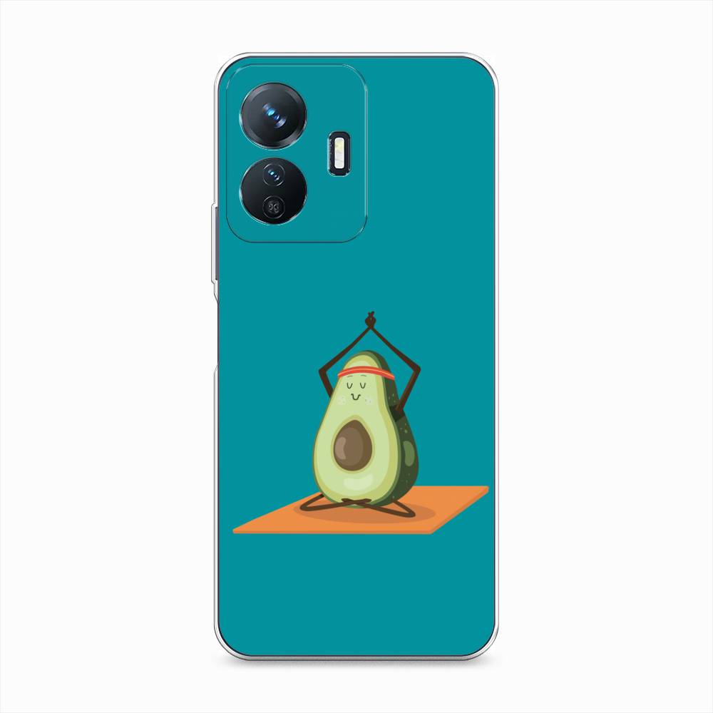 

Чехол на Vivo Y77e "Расслабься с авокадо", Голубой, 267350-6