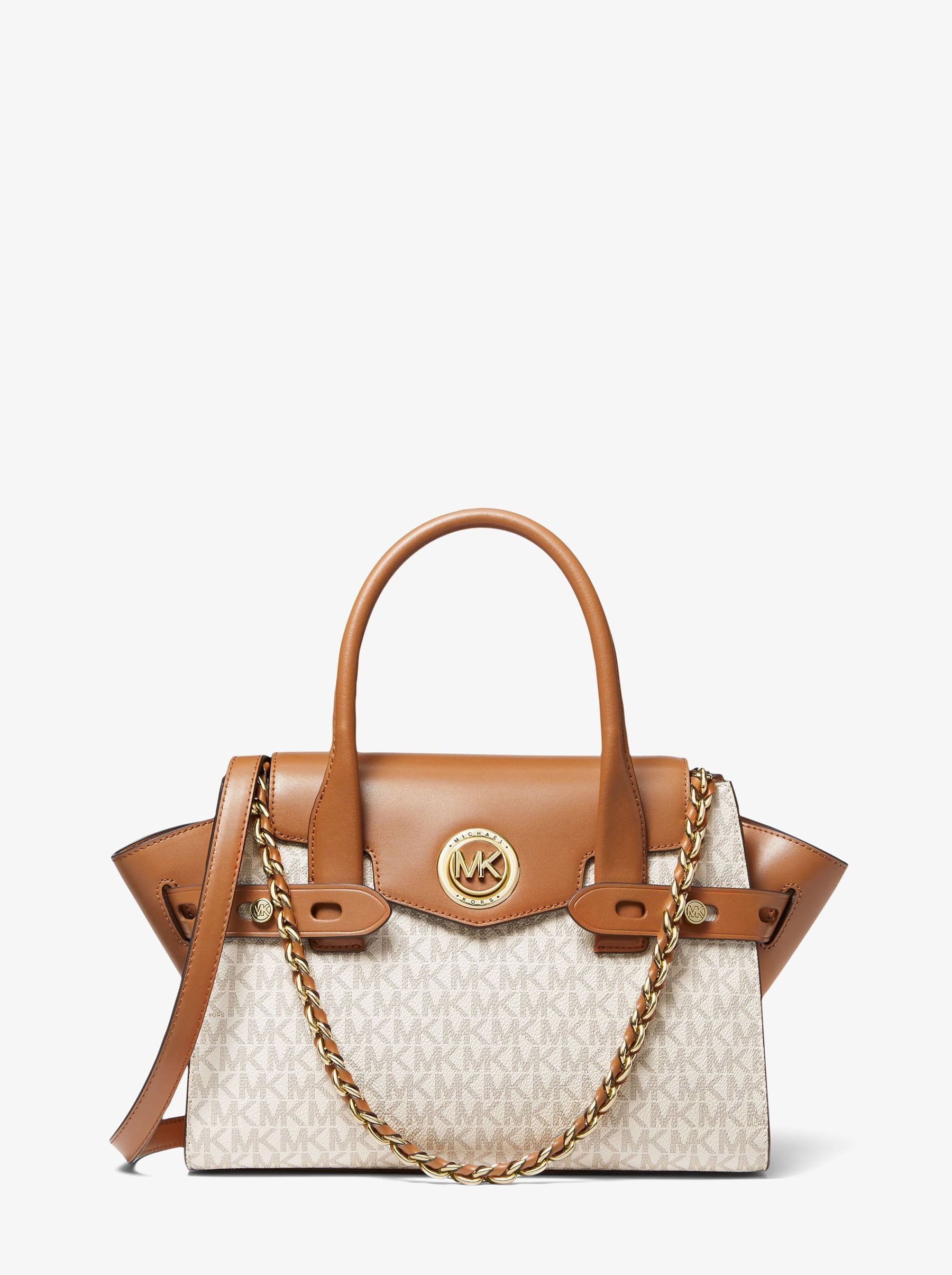 

Сумка женская Michael Kors Carmen_B00346 бежевая;коричневая, Черный, Carmen_B00346