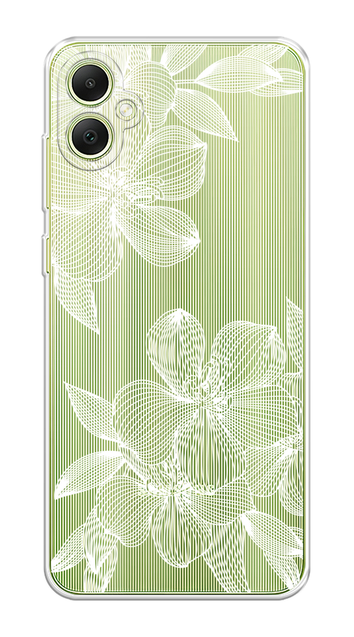 

Чехол на Samsung Galaxy A05 "Крокус", Белый;прозрачный, 2108750-1