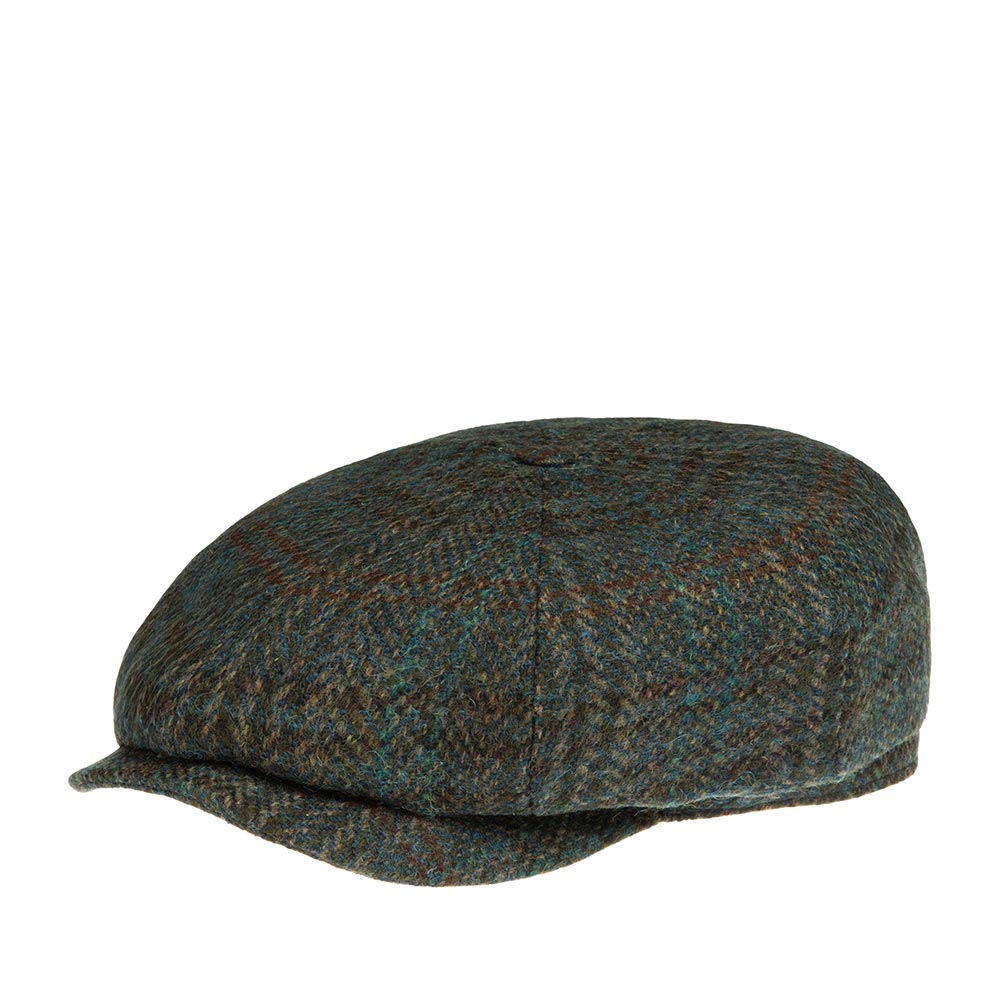 

Кепка восьмиклинка унисекс Stetson 6840511 HATTERAS HARRIS TWEED синяя/зеленая, р, Зеленый, 6840511 HATTERAS HARRIS TWEED