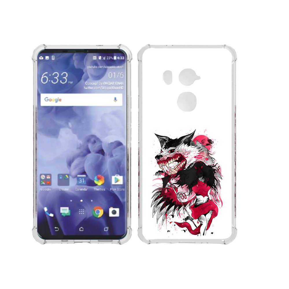 

Чехол MyPads Tocco для HTC U11 Plus красная шапочка, Прозрачный, Tocco