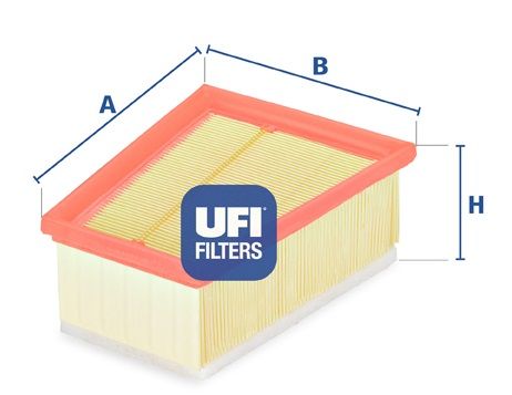 фото Ufi filters 30.147.00 фильтр воздушный lada largus 1.6, renault duster, logan, sandero 1.6