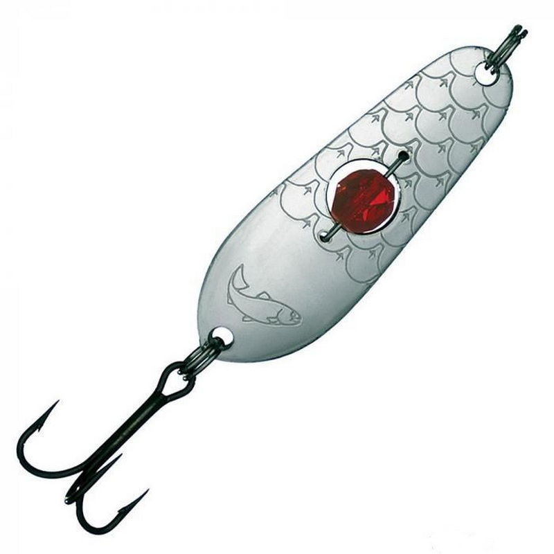 

Блесна Kuusamo Rasanen 50/11 (бусинка) S-C, Серебристый;коричневый