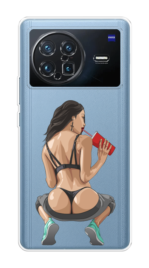 

Чехол на Vivo X Note "Сочные булочки", Бежевый;красный;черный, 266950-6