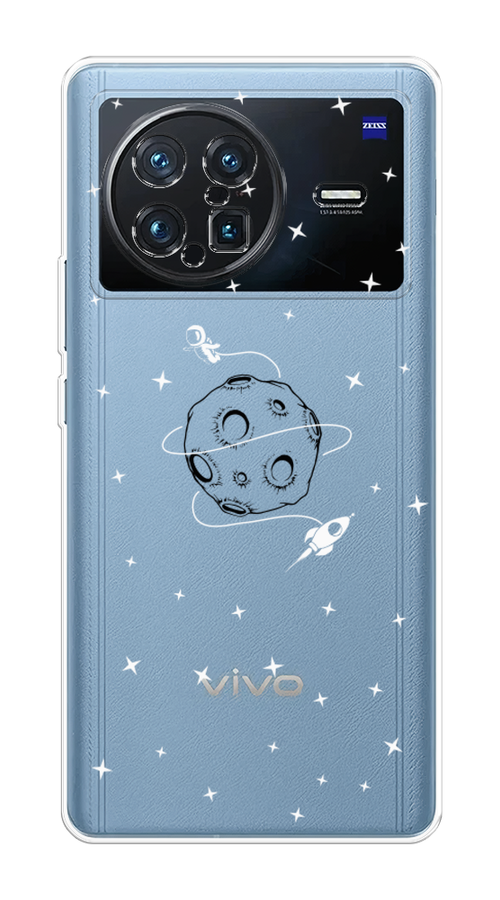 

Чехол на Vivo X Note "Полет вокруг луны", Белый;серый;черный, 266950-2