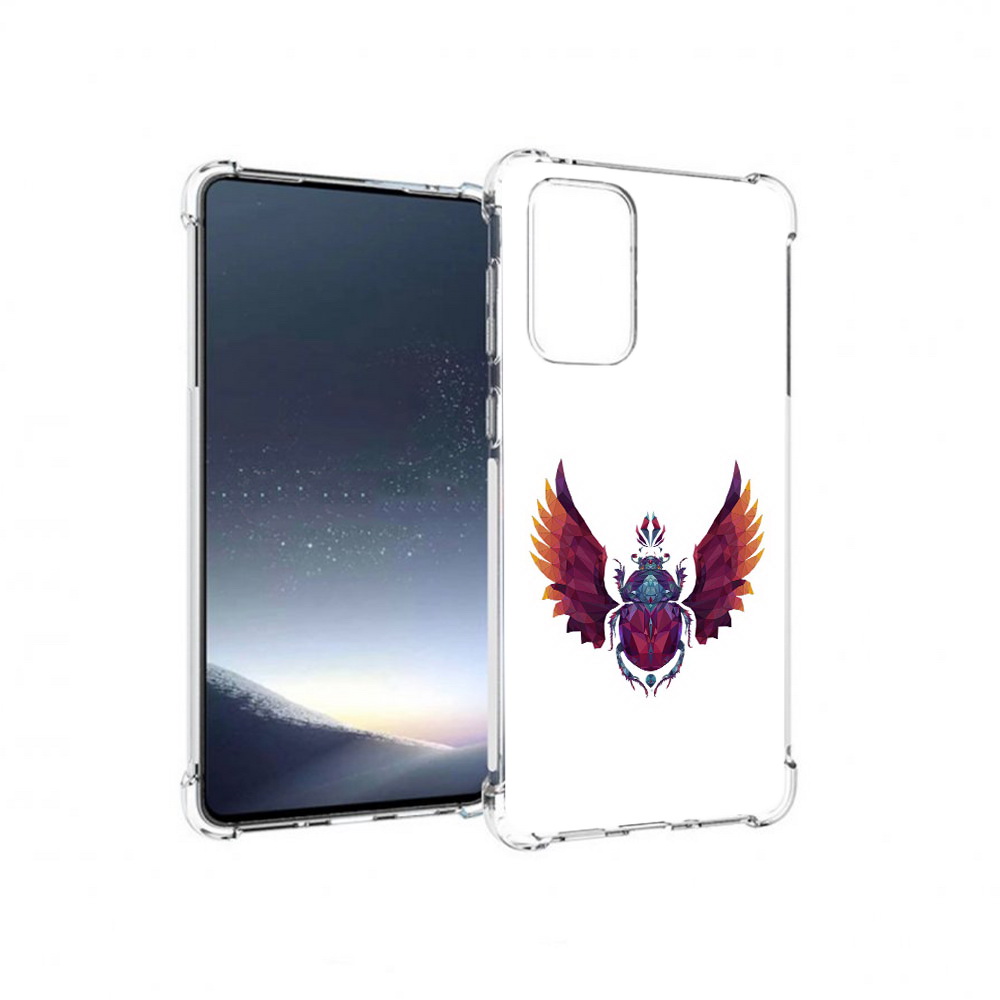 

Чехол MyPads Tocco для Samsung Galaxy A73 алмазный скоробей (PT226913.548.219), Прозрачный, Tocco
