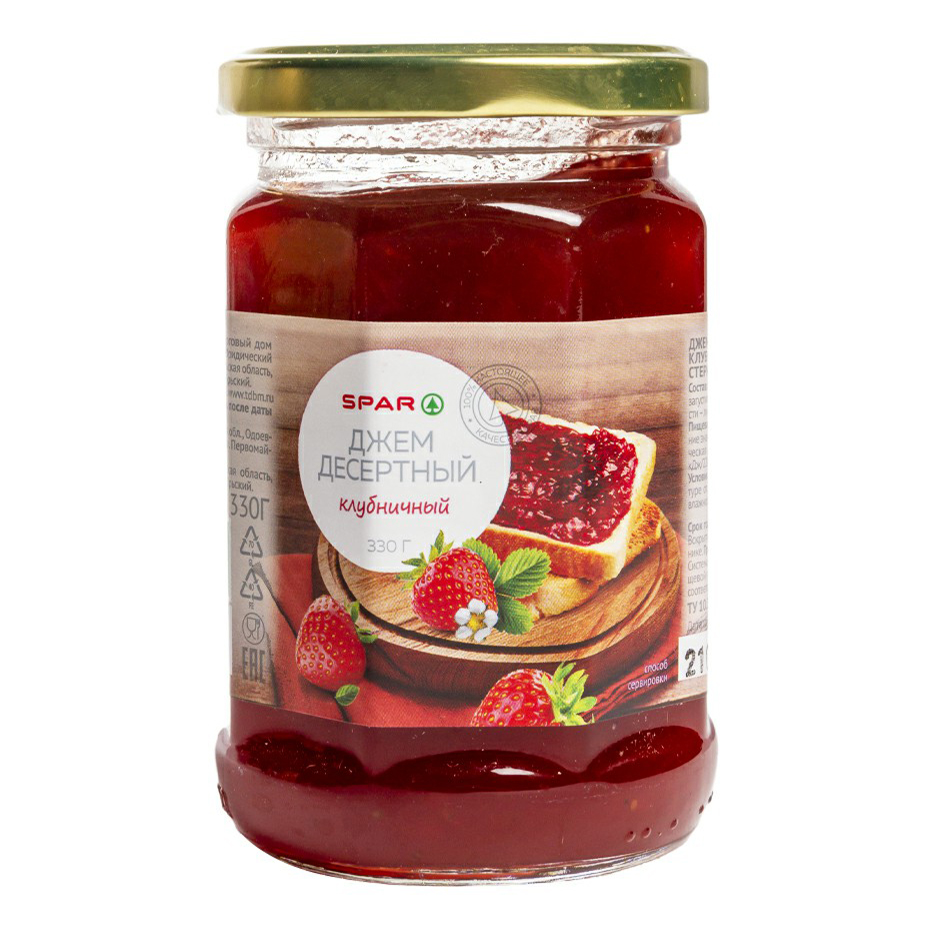 Джем Spar клубничный 330 г