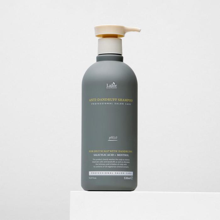 Слабокислотный шампунь La'dor против перхоти Anti Dandruff Shampoo 530 мл