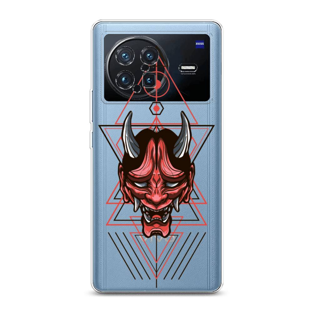 

Чехол на Vivo X Note "Hanya Oni mask", Серый;красный;черный, 266950-4