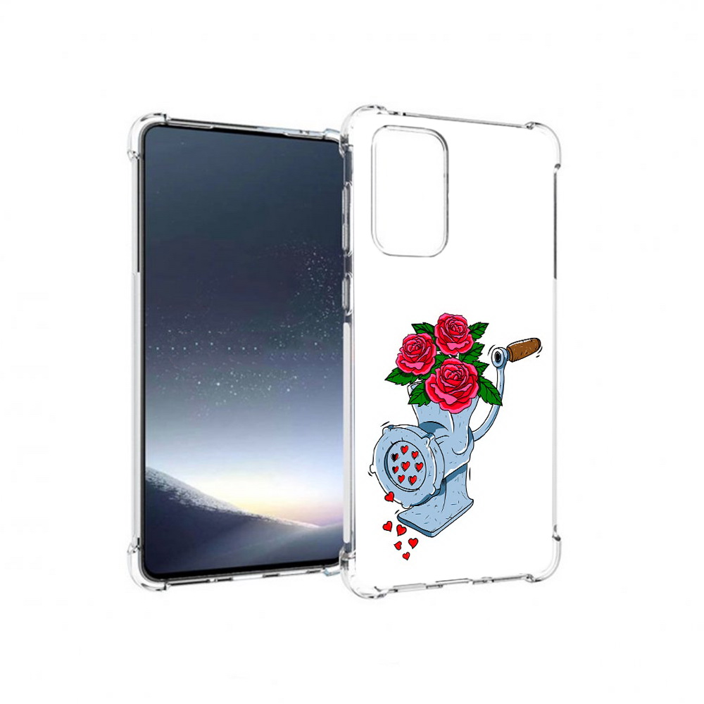 

Чехол MyPads Tocco для Samsung Galaxy A73 Цветочные сердца (PT226913.548.199), Прозрачный, Tocco