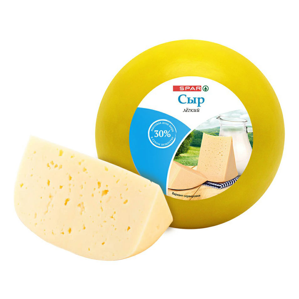 Сыр полутвердый Spar Легкий 30%