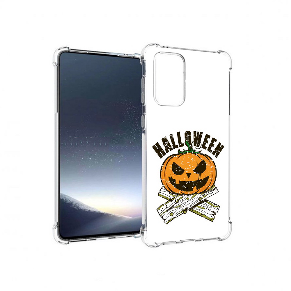 

Чехол MyPads Tocco для Samsung Galaxy A73 Хэллоуин доски тыква (PT226913.548.194), Прозрачный, Tocco