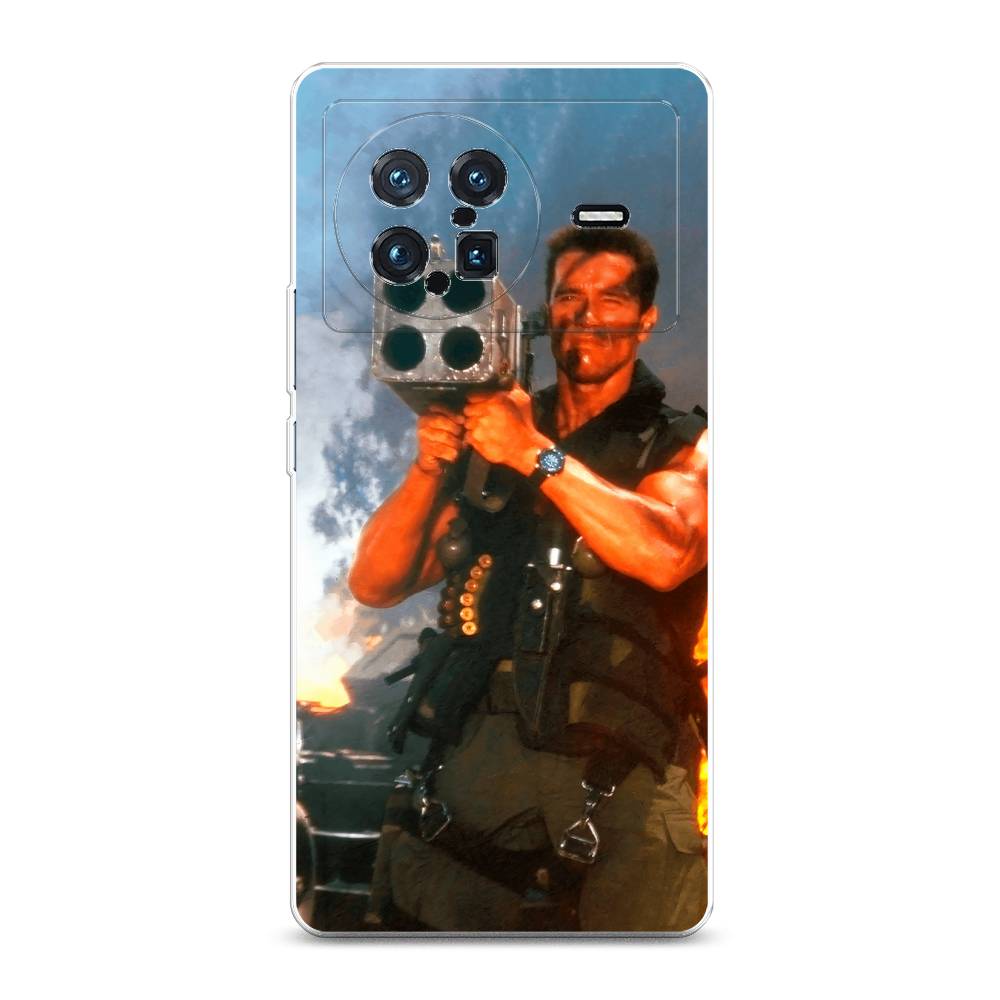 

Чехол на Vivo X Note "Арнольд Шварцнеггер с базукой", Голубой;коричневый, 266950-6