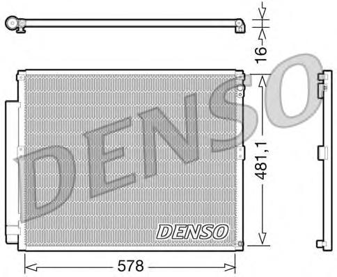 фото Denso радиатор кондиционера denso dcn50017