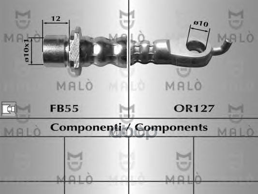 

Шланг Тормозной Malo арт. 8957